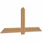 Ekena Millwork Eugene Smooth Timber Gable Bracket, Western Red Cedar, 72"W x 30"H x 1 1/2"D x 5 1/2"F, 10/12 Pitch GBW072X30X0206EUG00SWR - alternate 3